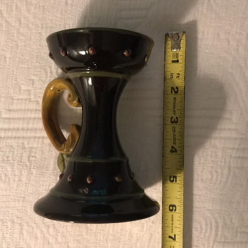Pair Demdaco Deb Hrabik Chocolate Berries Decorative Candle Holder